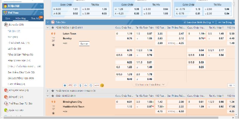 Thể Thao Kubet - Trải Nghiệm Đẳng Cấp Cùng Loạt Sự Kiện HOT 8 Các kèo hot hit không nên bỏ lỡ